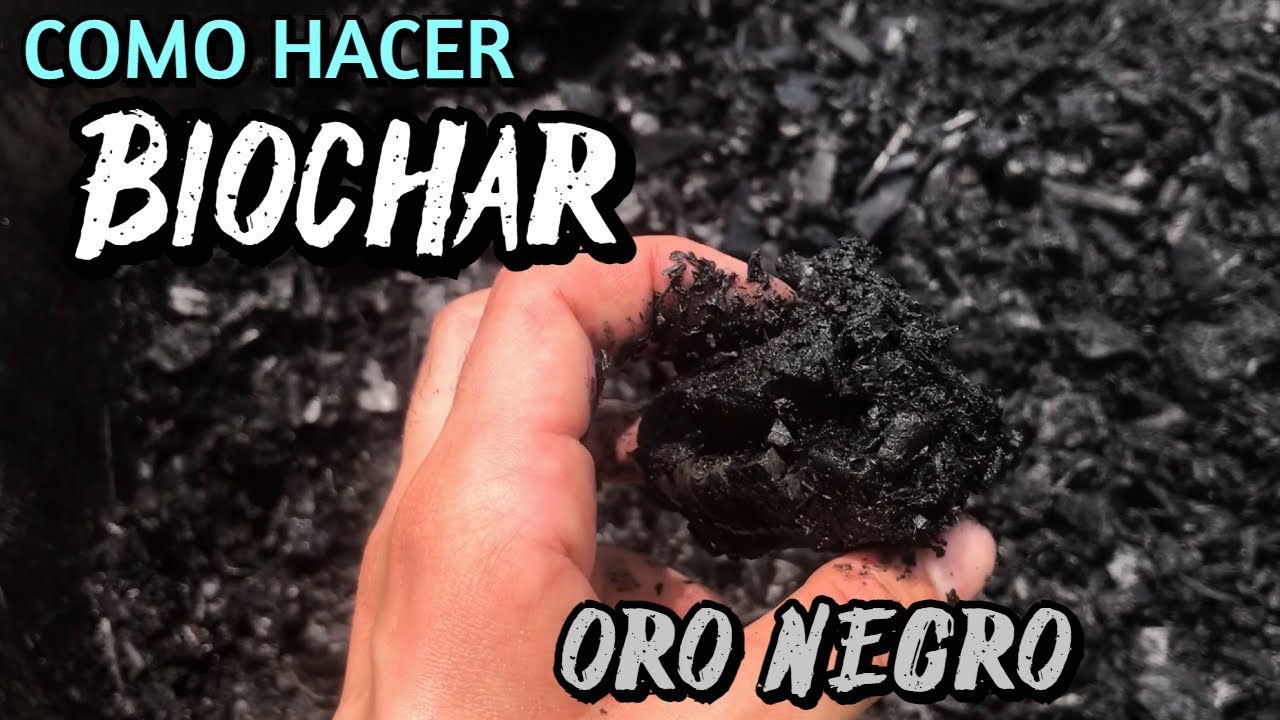 BIOCHAR EN 6 PASOS - fácil y rápido (método Kon-tiki)