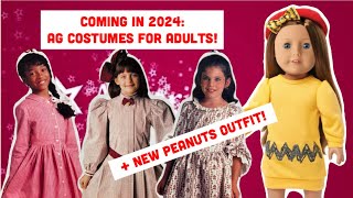 American Girl News & Leaks: New Official AG Costumes Coming in 2024! + MLA My Life As Peanuts Outfit