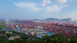 Biggest port in the world - Yangshan (south of Shanghai)
