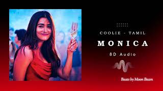 Monica 8D Audio - Tamil | Coolie | Sublahshini & Anirudh Ravichander #trendingsongs 