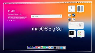 How to make Windows 10 look like macOS Big Sur || macOS Big Sur Theme For Windows 10 *UPDATED* screenshot 4