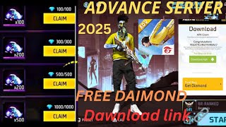 Free Fire Advance Server 2025 | Free Diamonds Trick | Download APK Link | Rocky 1M Live screenshot 4