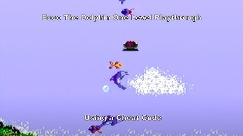 Ecco the Dolphin One Level playthrough using a Master System Cheat Code :D #MasterSystem #Sega #Sub