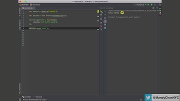 Alexa SDK for Node.js + Event Emitter