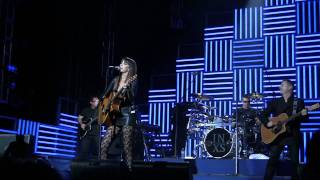 Deborah de Corral with INXS at 2010 Olympics 02/24/10