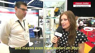 maxon interview at the Engineering Design Show