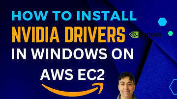 How to Install NVIDIA Drivers on Windows in AWS EC2