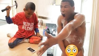 Angry Brother Smashes I Phone 7 Revenge Prank