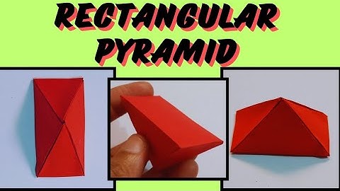 Rectangular Pyramid Maths 3D Shape Model| Maths Shape Model|Maths Project|Maths Activity| Maths