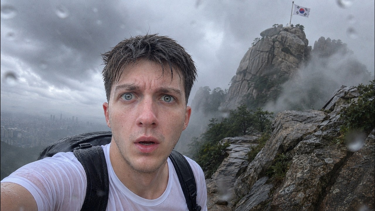 I Almost Died Hiking Alone in Seoul... - YouTube