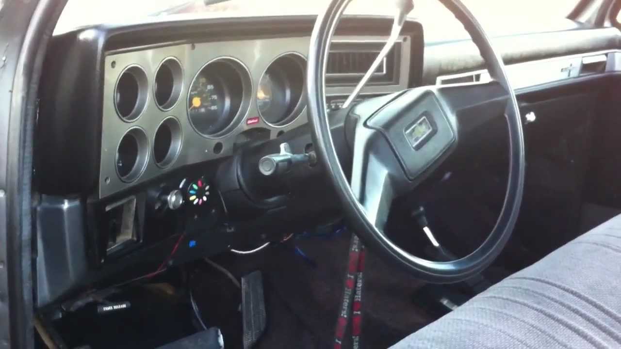 1986 Chevy K10 Interior During The Day Youtube