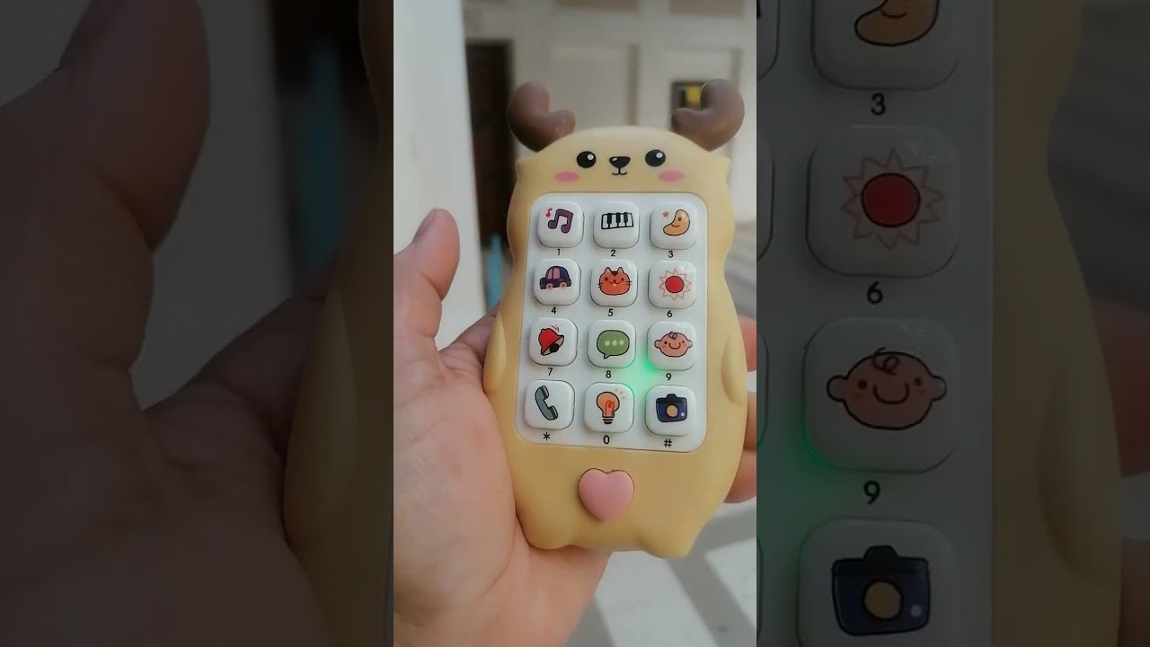CUTE LEARNING PHONE TOY Digitallearning Satisfying Soundeffects Shortsvideo Phonetoy Amazing