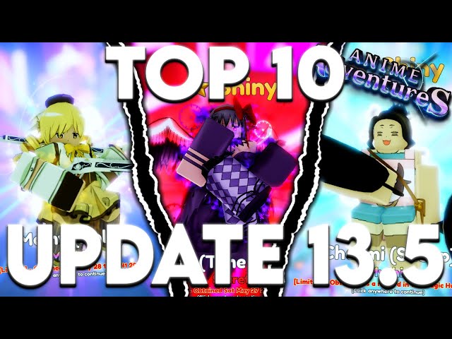 Top 10 Must Have Units In Anime Adventures Update 17.5! 