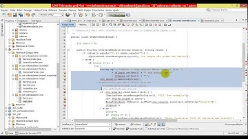 aula 5548 javaseIV  MVC criando metodo controller para verificar usuario login de acesso ao sistema