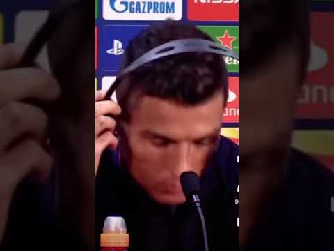 Ronaldo reacting to