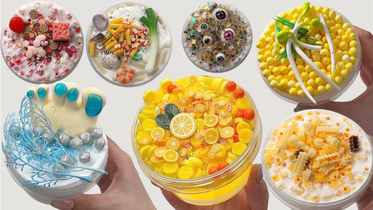 상큼젤리🍊|늪지슬라임|슬라임리뷰|슬라임ASMR