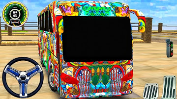 Real Coach Bus Simulator 2025 Game - New Bus Uphill Simulator Driving 3D! Bus Game Android GamePlay