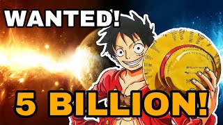 Kenapa bounty Luffy akan bernilai 5 Billion selepas arc Wano