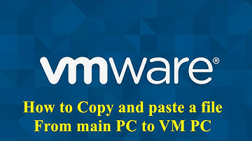 How to copy and paste a file from main pc to vm pc.