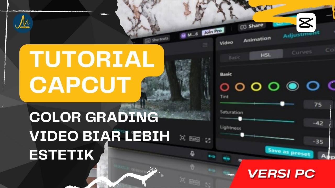 TUTORIAL CAPCUT | Trik Color Grading Cinematic di CapCut! Bikin Video ...