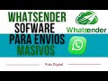 WhatSender Como enviar mensajes masivos por WhatsApp
