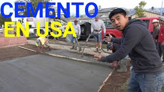 COMO SE TRABAJA EL CEMENTO EN ESTADOS UNIDOS