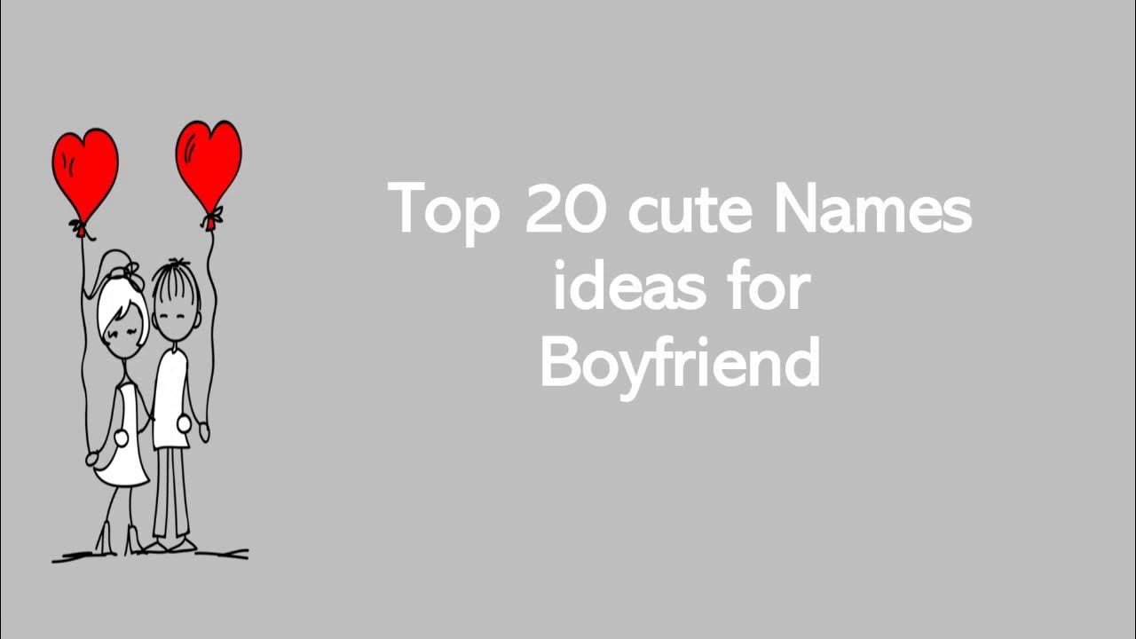 10 Cute Names to Call Your Boyfriend or Husband |boyfriend nicknames ...