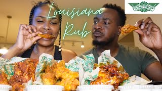 "Wingstop Louisiana Rub Wings Review: A Spicy Finger-Lickin' Good Experience!"