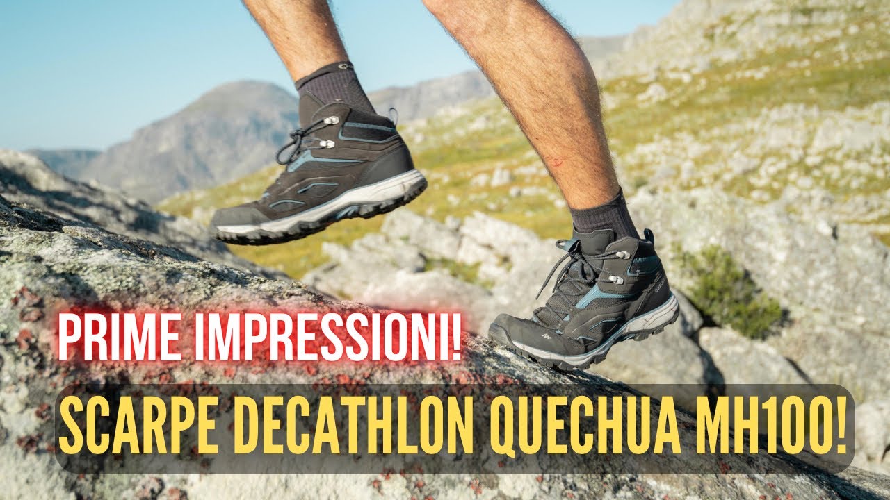 Scarpe Decathlon Quechua MH100 - Prime impressioni! - YouTube