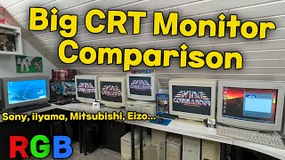 Comparing over 10 different CRT Monitors  which one is the best for Retro Gaming?