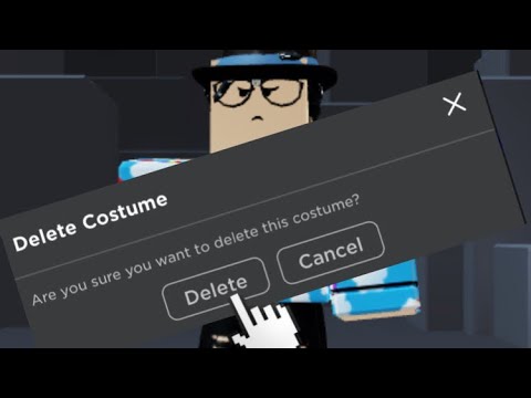 Updated Version Of How To Delete Your Roblox Avatar On Mobile Youtube - how to delete costumes on roblox mobile 2021