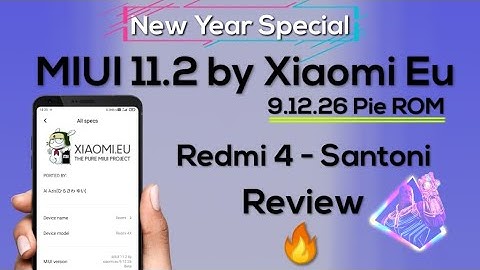 Redmi 4 - MIUI 11.2 by Xiaomi Eu 9.12.26 Pie ROM Review | Amazing AOD and more interesting features