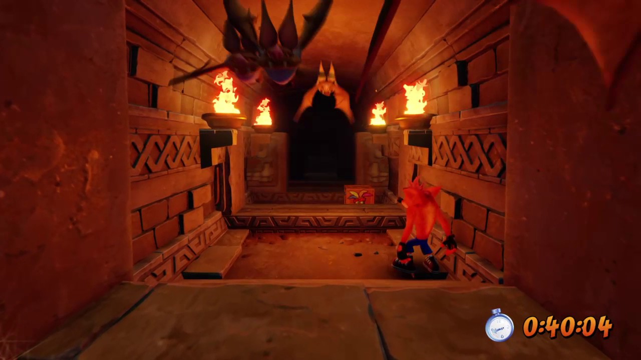 Crash Bandicoot N. Sane Trilogy Temple Ruins Sapphire Relic YouTube