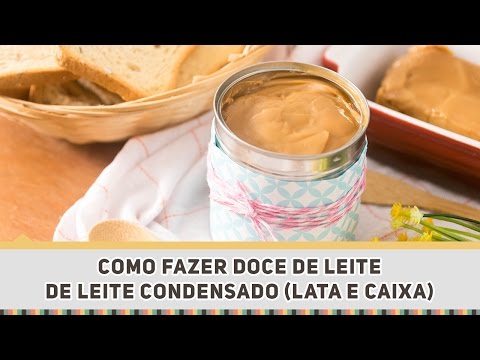 Como fazer Doce de Leite (de Leite Condensado) - Receitas de Minuto EXPRESS #253