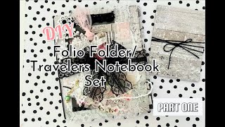 Part One - DIY Folio Folder/Travelers Notebook Set | One Sheet Wonder | Etsy Update