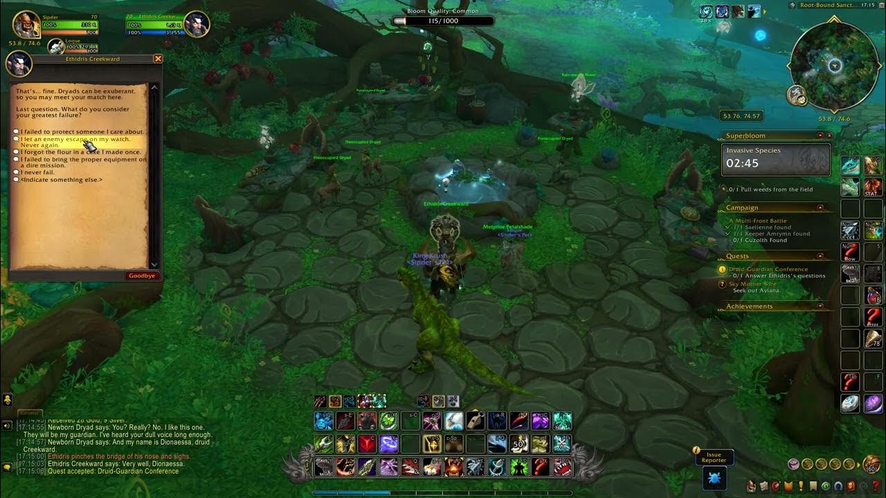 DruidGuardian Conference Quest WoW YouTube