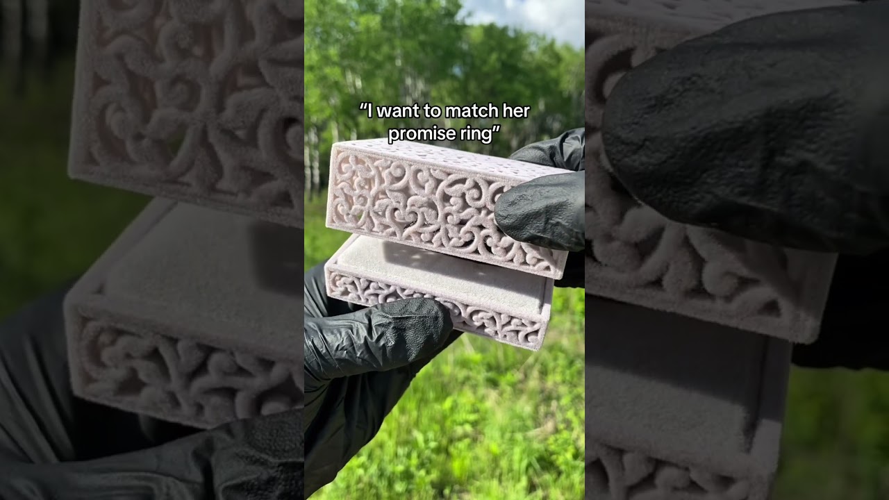 Our matching promise ring set, a gift for eternity❤️♾️ 