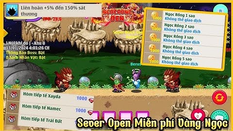 Ngọc Rồng Lậu _ Sever Nro Lậu Open Ngon Hơn Test Miễn phí Vàng Ngọc Nhập Code Nhận 1000 Bộ Nro