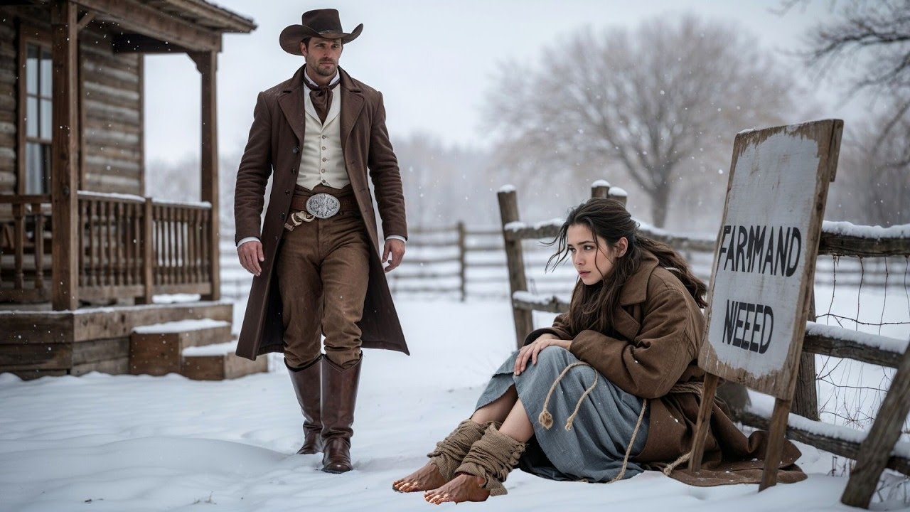 Ranchero solitario buscaba un peón—pero llegó una muchacha sin zapatos y se quedó para siempre...