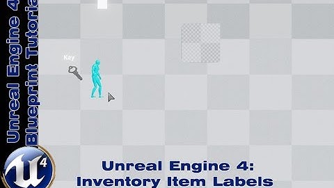 UE4 Inventory Item Labels (Tutorial Finale)| A Blueprint Tutorial Series by Devin Sherry