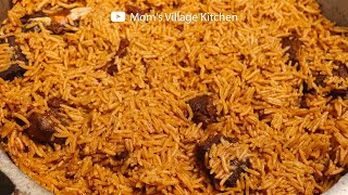 How to Prepare Beef Pilao (Rice and Beef) Ugandan Food  Mom's Village Kitchen  African Food