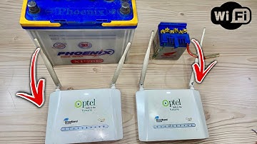 How to run wifi router on bike battery or car battery | Will it work?