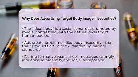 Why Does Advertising Target Body Image Insecurities? - Inside Body Image