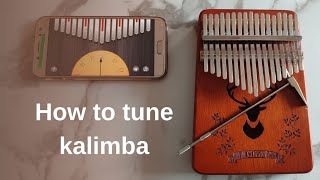 How to tune Kalimba thumb piano screenshot 4
