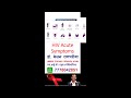 hiv acute symptoms | acute hiv symptoms in hindi | acute hiv infection symptoms | #shorts