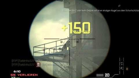 Torbinho327 - MW3-PS3 1 Sniper Bullet 2 Kills
