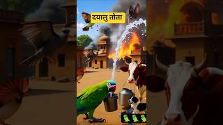 तोते की होशियारी  #adventure #forest #parrot #shortvideo #treanding #viralvideo #tiktok #animation