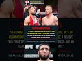 Islam Makhachev Picks Topuria Over Gaethje 🔥 #ufc