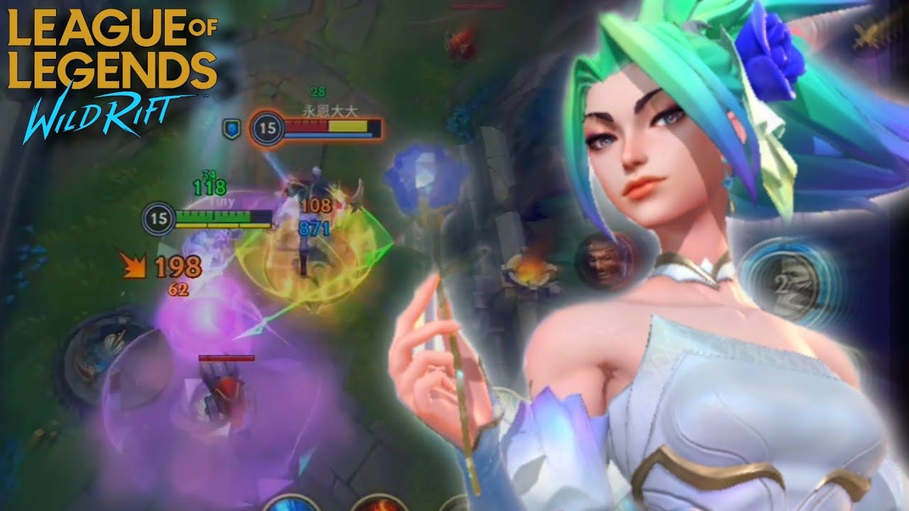 CRYSTAL ROSE AKALI GAMEPLAY - Wild Rift