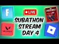 [🔴LIVE] Subathon Day 4: Road to 500 Subs!
